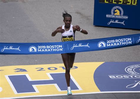 2019 Boston Marathon Women’s Winner .